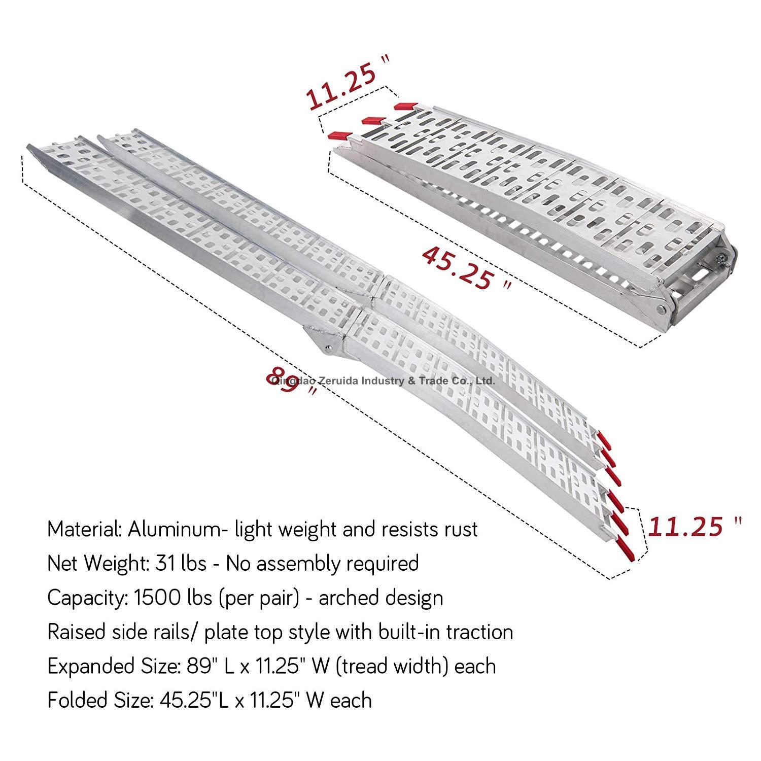 Aluminium ramp